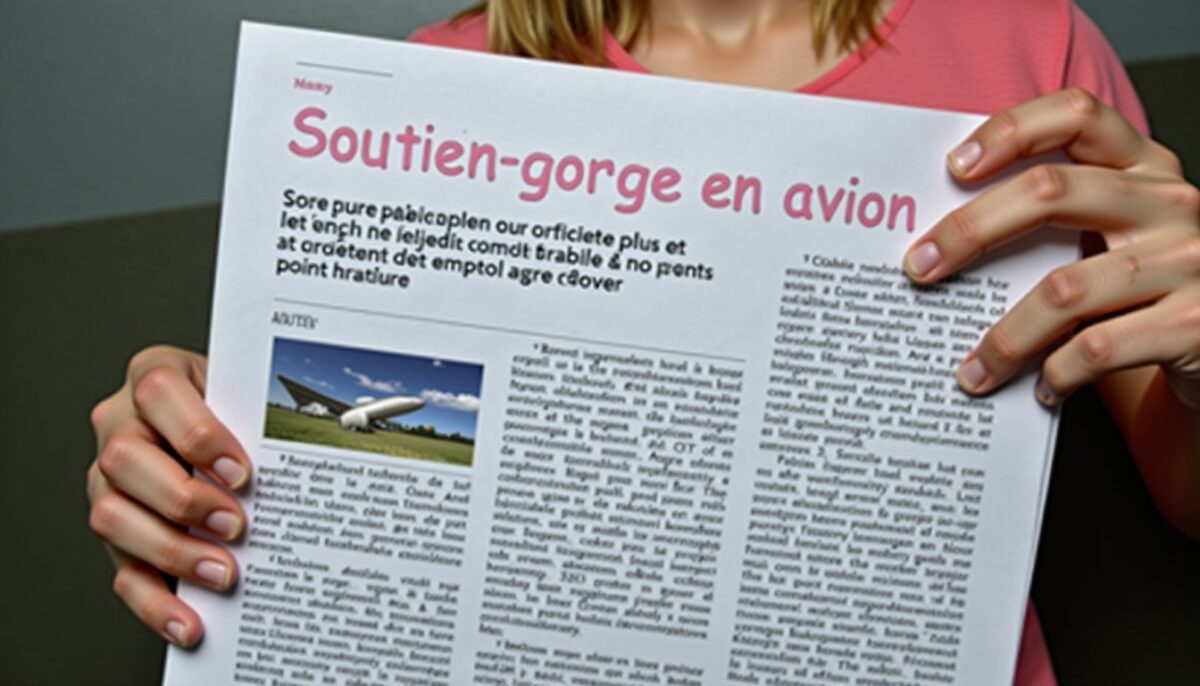 Soutien-gorge en avion : le guide ultime pour voyager confortablement et en toute sécurité